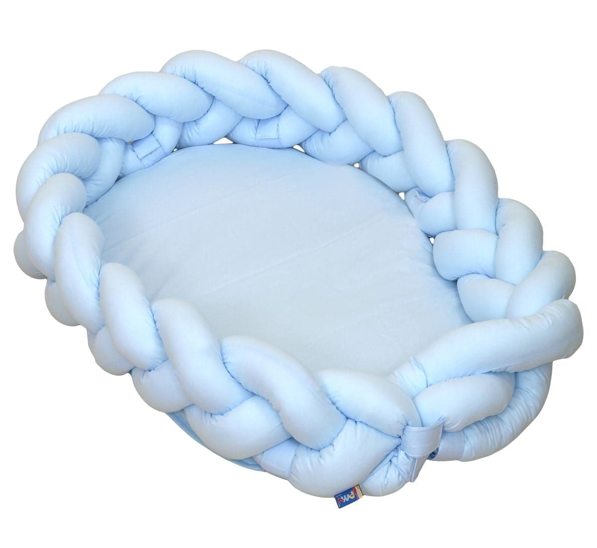 Riduttore Paracolpi con Treccia Paralcolpi 2in1 - 210 UNICOLOR BLUE Amy in Paraurti per letto La Casa Del Bebè - Napoli, commercioVirtuoso.it