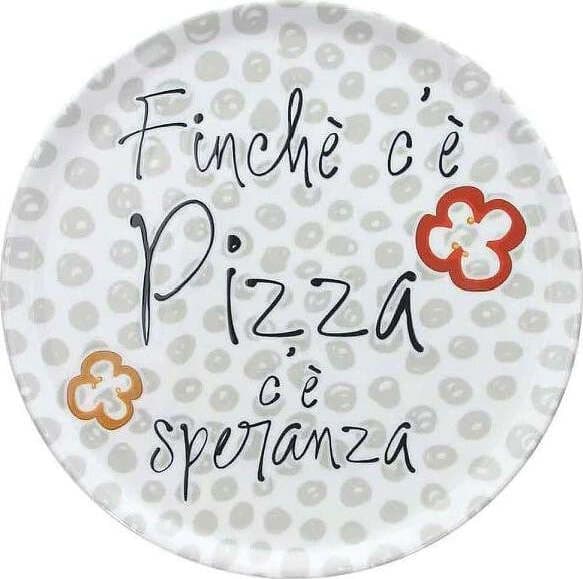 ANDREA-FONTEBASSO-Piatto-pizza-in-Porcellana-Finchè-c'è-pizza-c'è-speranza