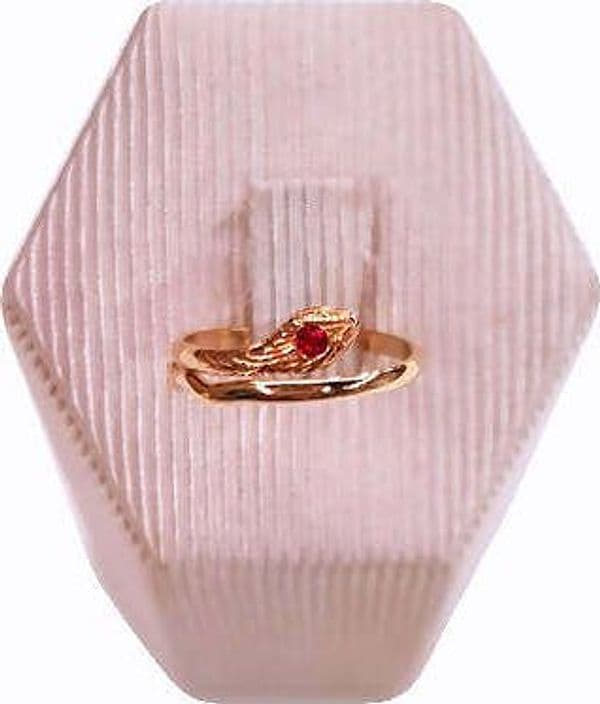 Anello bimba serpentina in Oro giallo 18 Kt con rubino Anellino per Bambina Regolabile in Anelli E B Gioielli - Siderno, commercioVirtuoso.it