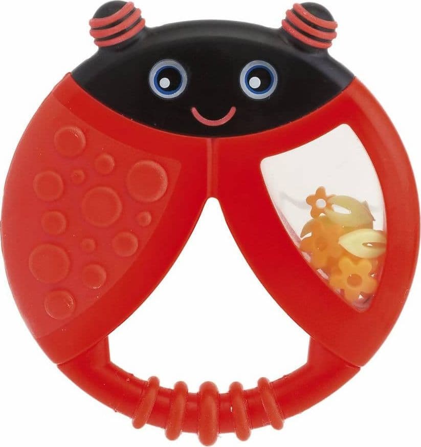 Anello Da Dentizione Massaggiagengive Chicco Coccinella Funny Relax Con Sonagli +6 Mesi Manici Ergonomici in Massaggiagengive Farmacia Centrale M.le Iadevaia - Maddaloni, commercioVirtuoso.it
