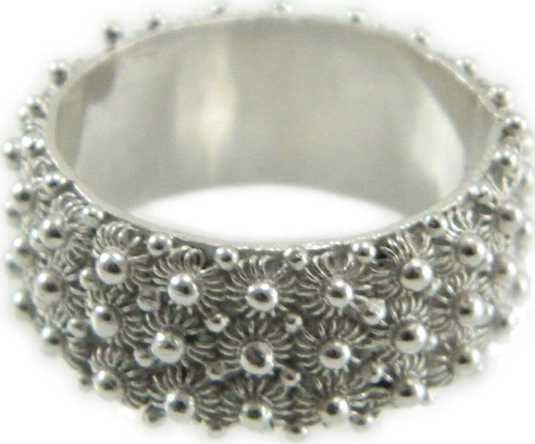 Anello 3 giri fede filigrana sarda in argento 925 rodiato Gioiello Sardegna in Anelli Gioielleria Saba - Dolianova, commercioVirtuoso.it