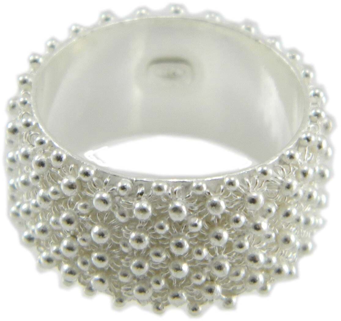 Anello 4 giri fede filigrana sarda in argento 925 Gioiello Sardegna in Anelli Gioielleria Saba - Dolianova, commercioVirtuoso.it