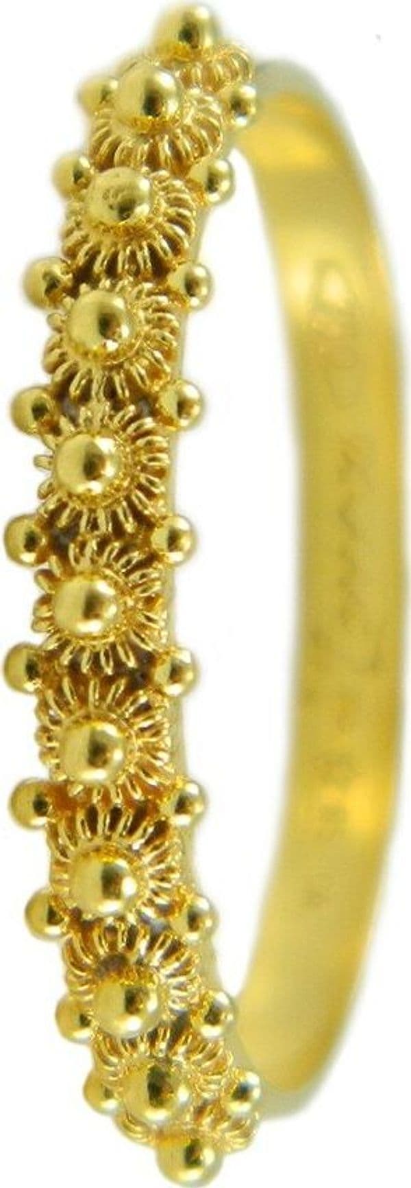 Fede sarda anello filigrana a una fila nido d'ape in oro giallo 18 kt GIOIELLO SARDEGNA in Anelli Gioielleria Saba - Dolianova, commercioVirtuoso.it