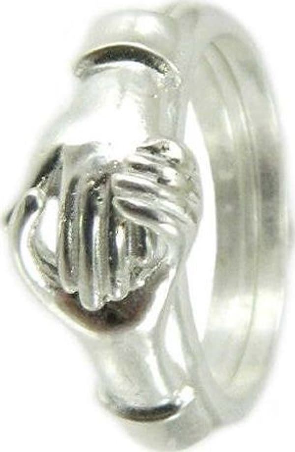 Anello fede sarda maninfide argento mani in fede Gioiello Sardegna in Anelli Gioielleria Saba - Dolianova, commercioVirtuoso.it