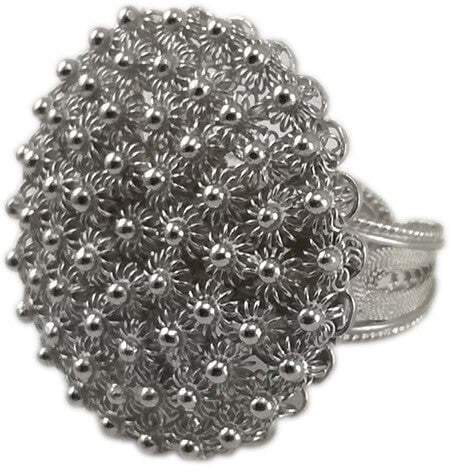 Anello filigrana argento 925 cerchio nido ape misura regolabile in Anelli Gioielleria Saba - Dolianova, commercioVirtuoso.it