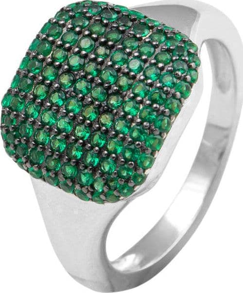 Anello Donna Osa Jewels 9944s in Argento Con Strass Verde in Anelli Gioielleria Cameli - Monte Urano, commercioVirtuoso.it