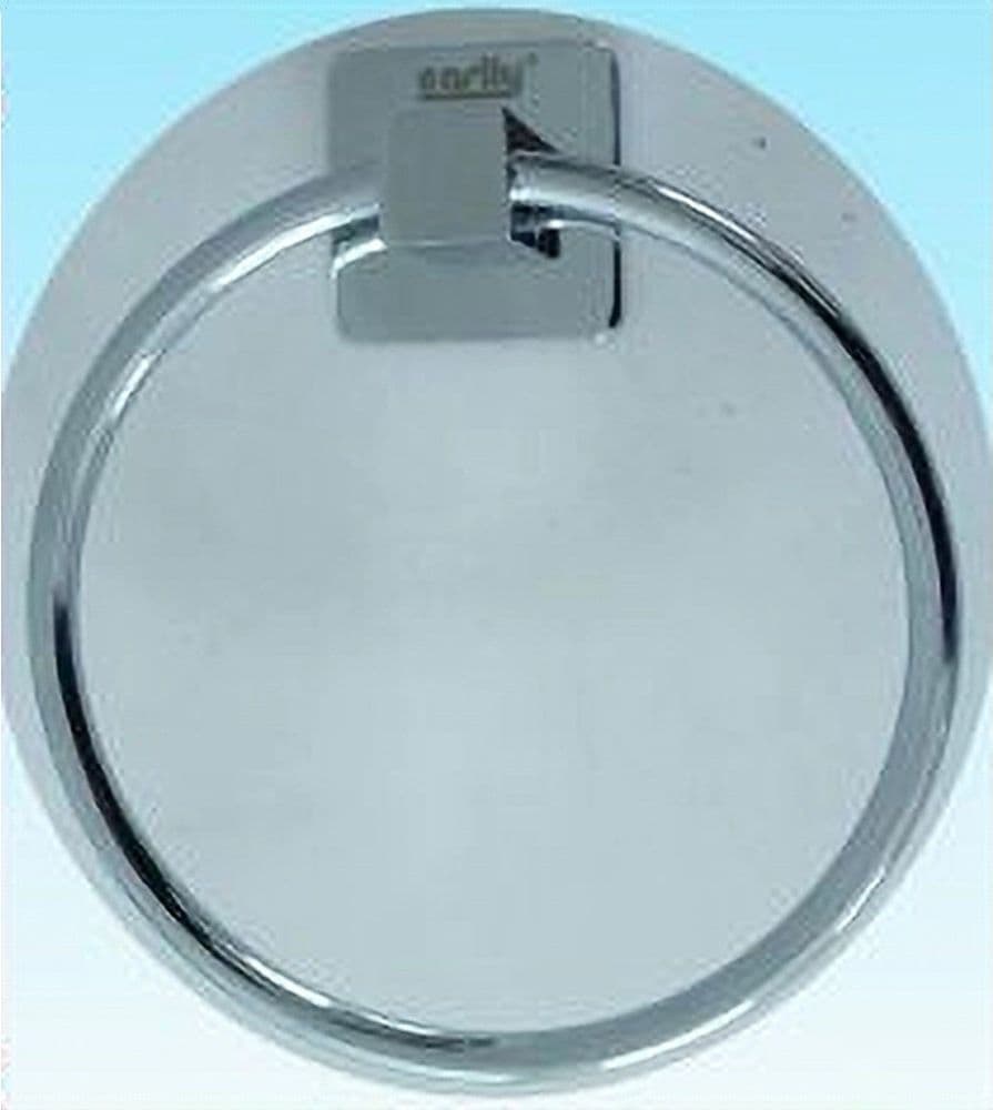 ANELLO PORTA ASCIUGAMANO ASCIUGAMANI A PARETE FISSAGGIO VITI CROMATO BAGNO 52203A in Portasciugamani da parete Trade Shop italia - Napoli, commercioVirtuoso.it