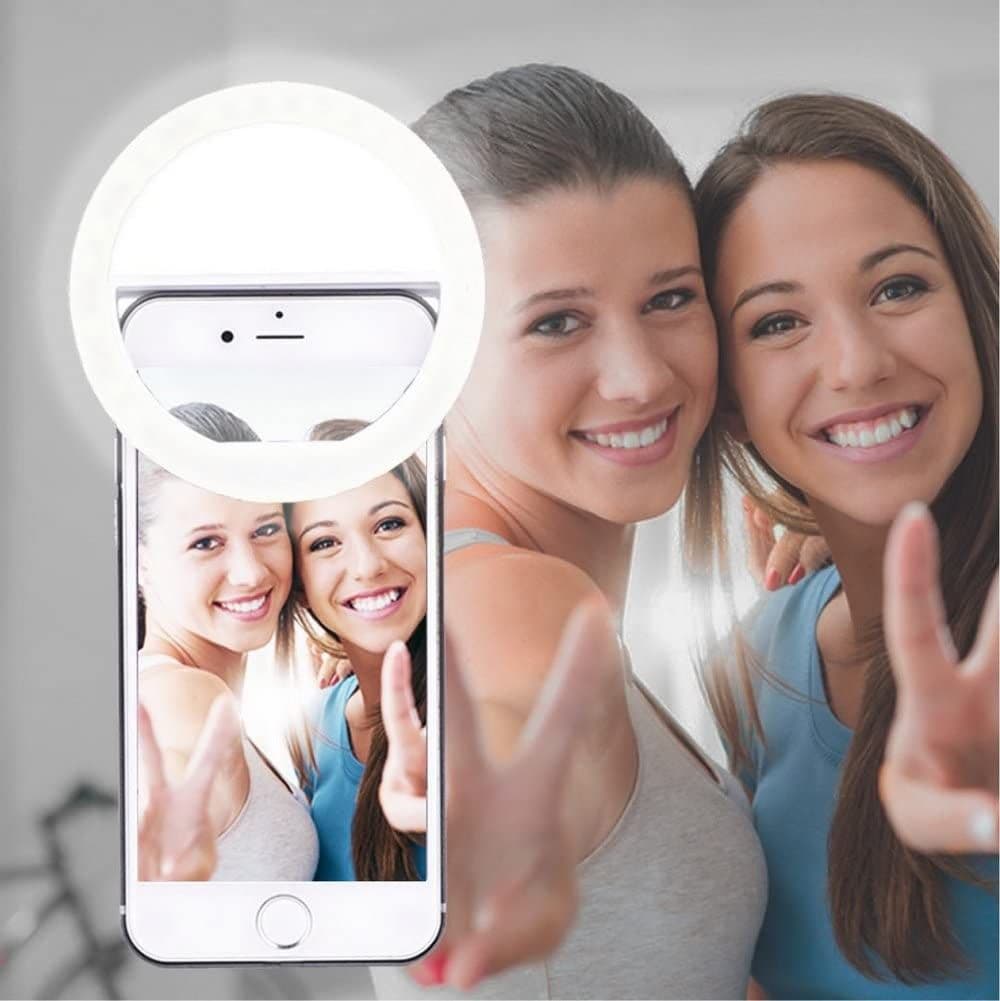 ANELLO RING LIGHT 36 LED PER SELFIE TIKTOK RICARICABILE USB ILLUMINAZIONE CELL Trade Shop italia - Napoli, Commerciovirtuoso.it