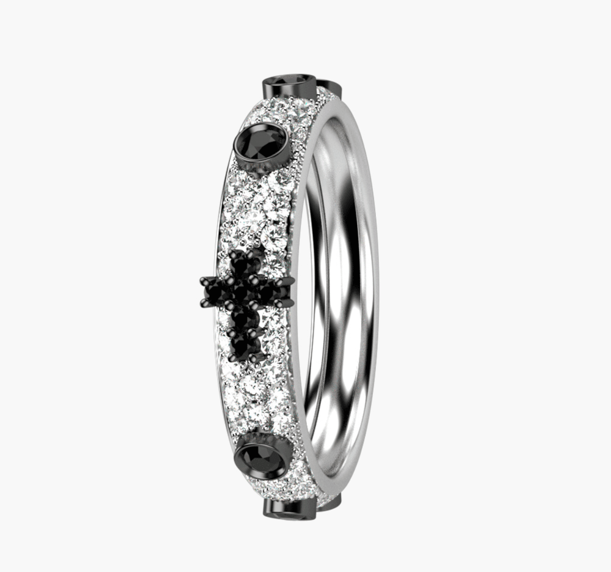 Anello-Rosario-oro-Bianco---Nardelli