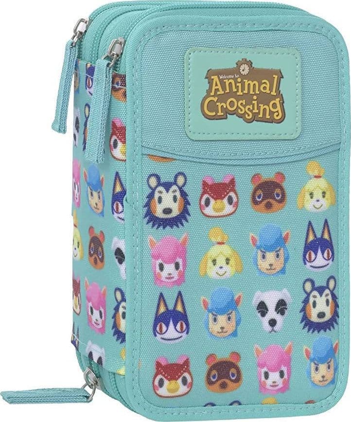 Animal Crossing Astuccio Scuola Completo Triplo 3 Zip Azzurro Verde Acqua Astuccio con Penne Matite e Pennarelli Giotto Franco Cosimo Panini in Astucci Cartoleria Deja Vu - Crotone, commercioVirtuoso.it