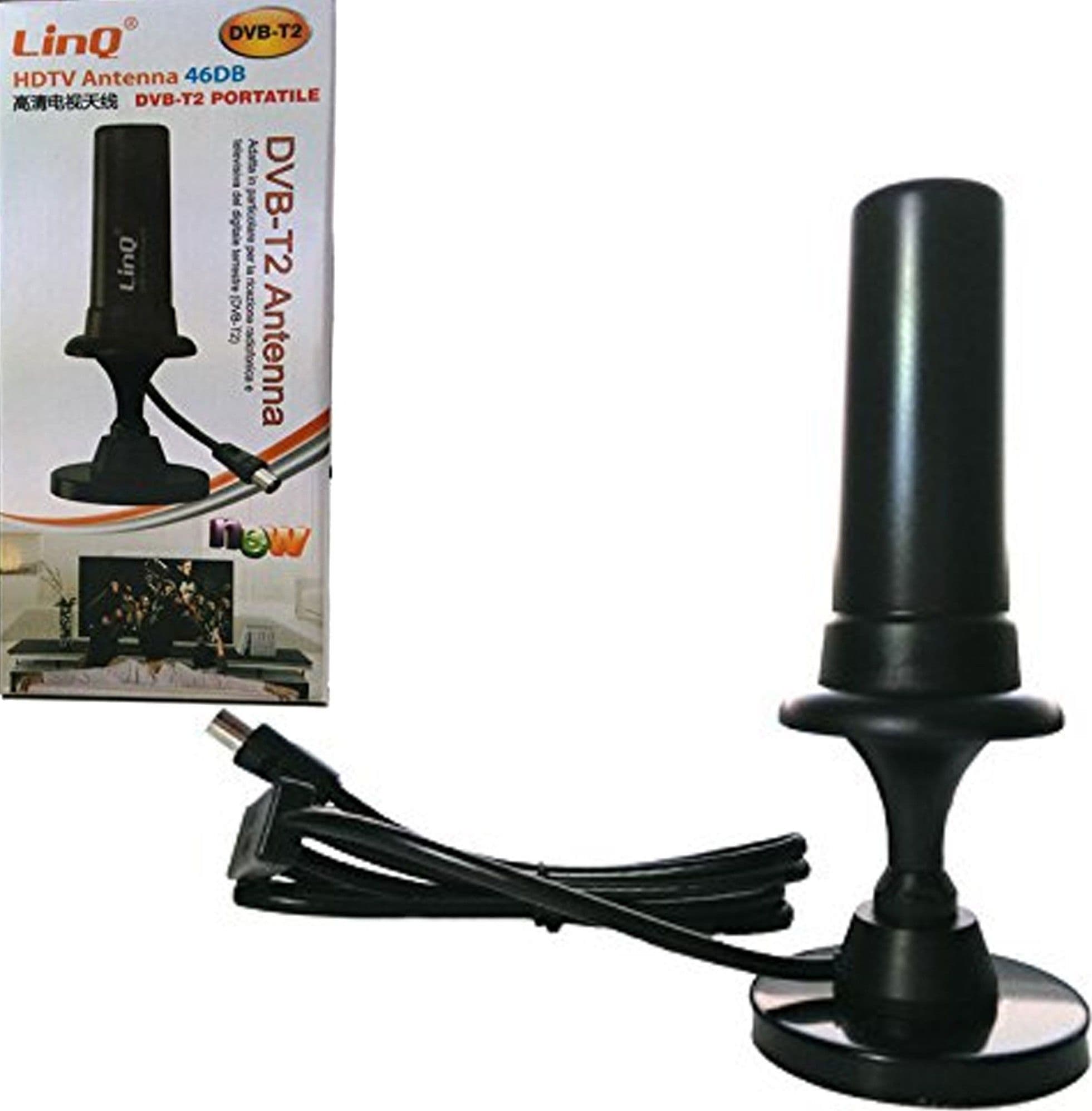 Antenna Dvb-t2 Tv 46 Dbi Portatile Per Auto Camper Suv Con Calamita Per Esterno Elettronica/Home Cinema TV e video/Accessori/Antenne/Antenne TV Trade Shop italia - Napoli, Commerciovirtuoso.it