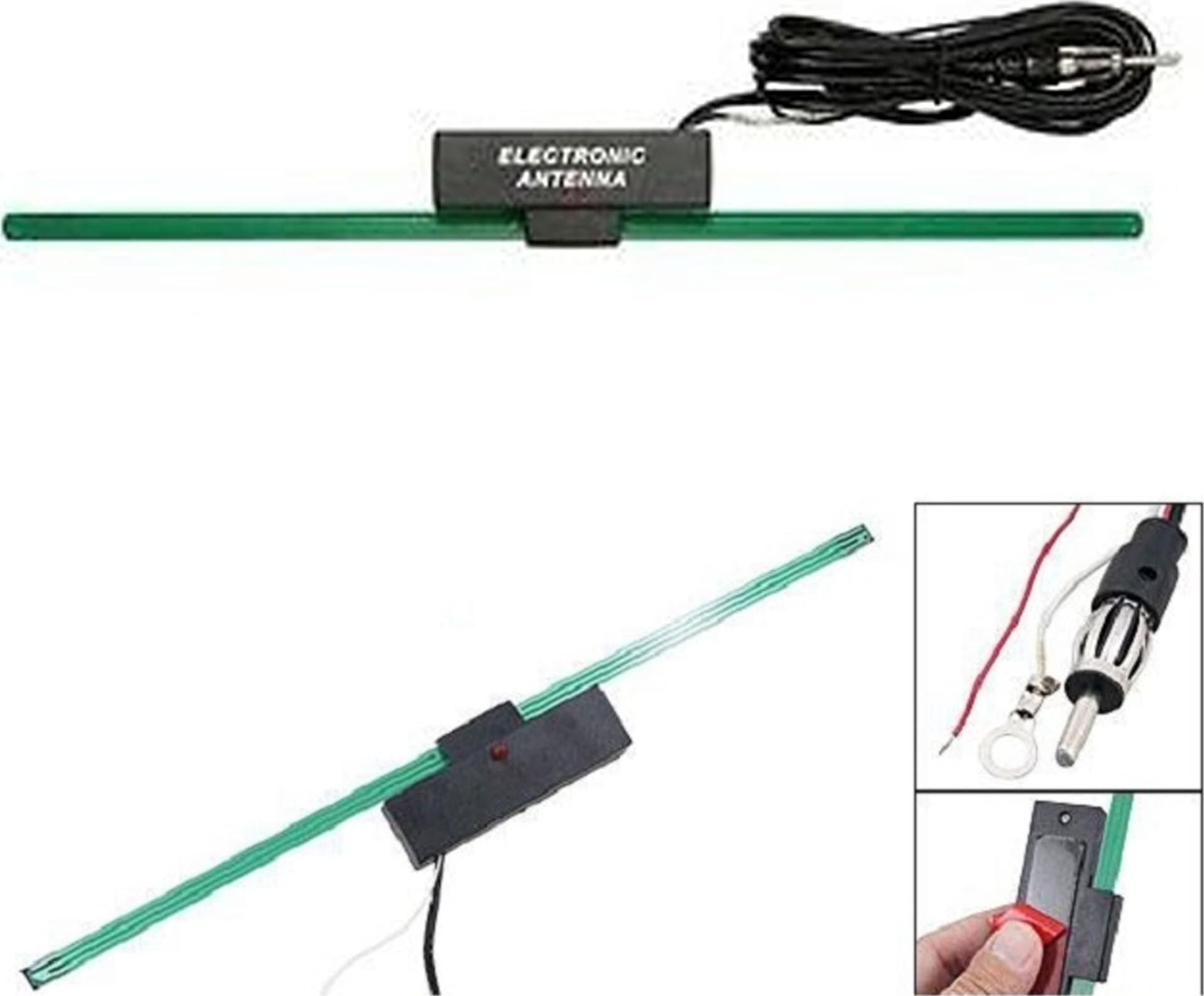 ANTENNA INTERNA ADESIVA ELETTRONICA 605 AMPLIFICATA UNIVERSALE PER AUTO FM 12V Trade Shop italia - Napoli, Commerciovirtuoso.it