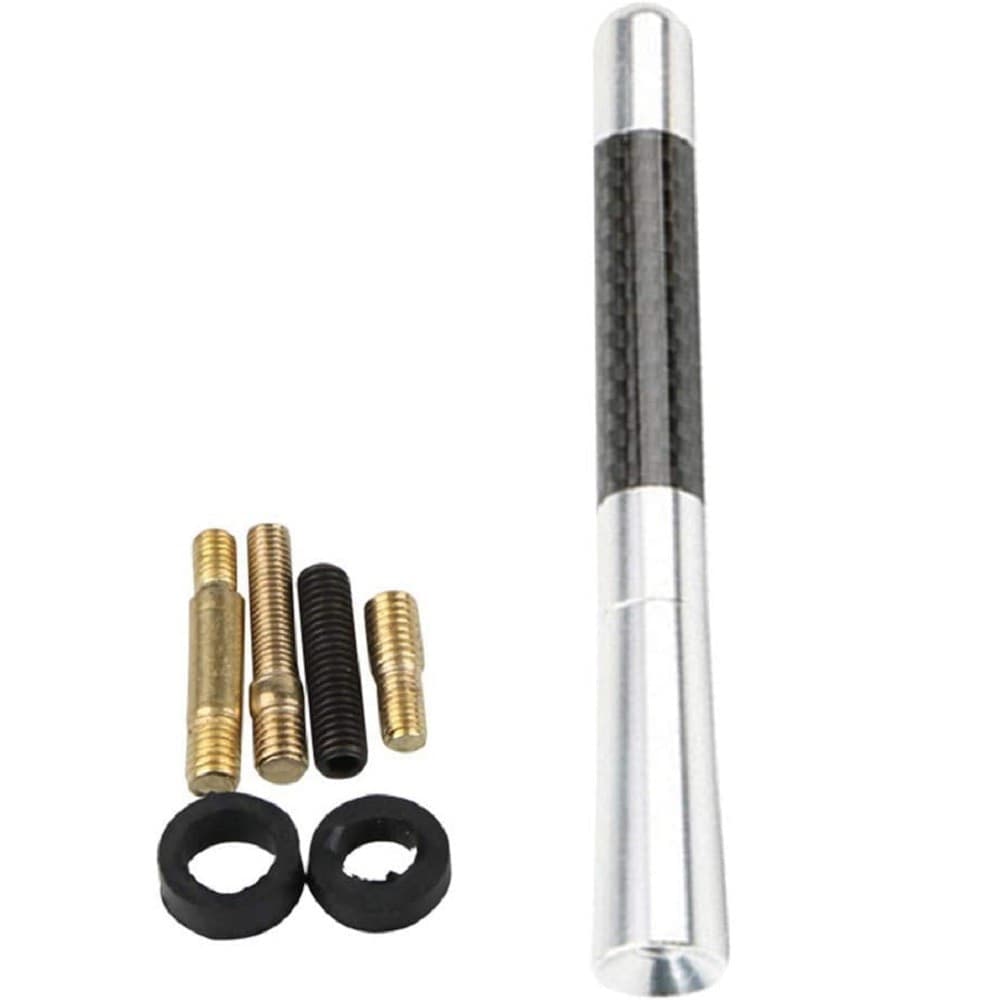 Antenna Sportiva Universale Per Auto 12 Cm Accessori Ricambio Autoradio Argento Auto e Moto/Parti per auto/Antenne Trade Shop italia - Napoli, Commerciovirtuoso.it