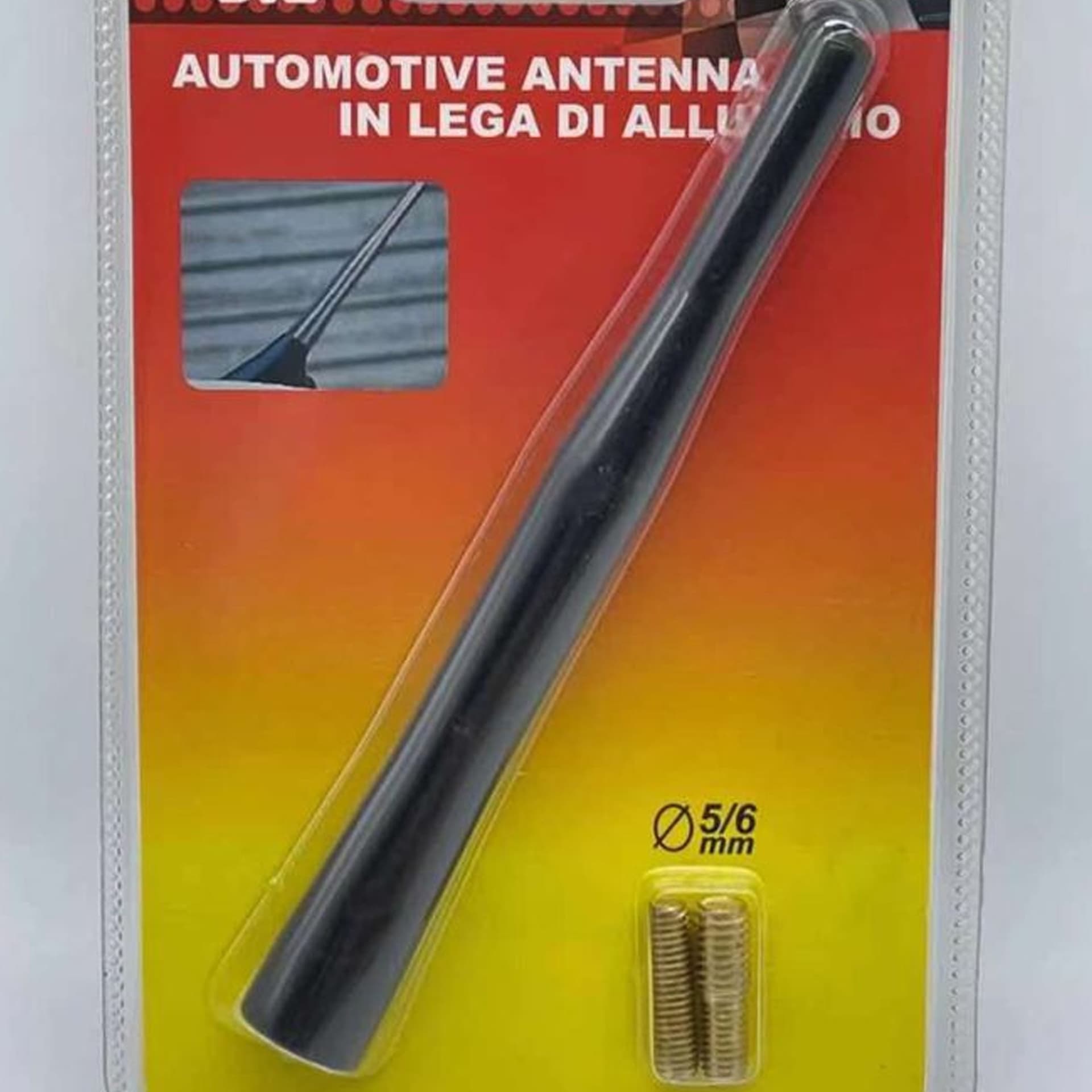 ANTENNA UNIVERSALE MINI 12 CM CORTA AM FM COLORE NERO PER AUTORADIO RADIO DAB