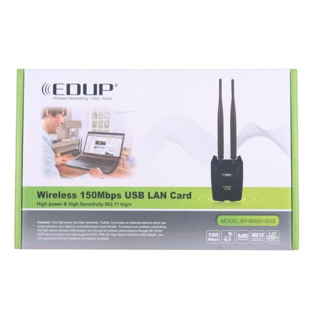 ANTENNA WIRELESS WIFI 150Mbps 2.4Ghz 6dbi LAN USB ALTA POTENZA COMPUTER Trade Shop italia - Napoli, Commerciovirtuoso.it