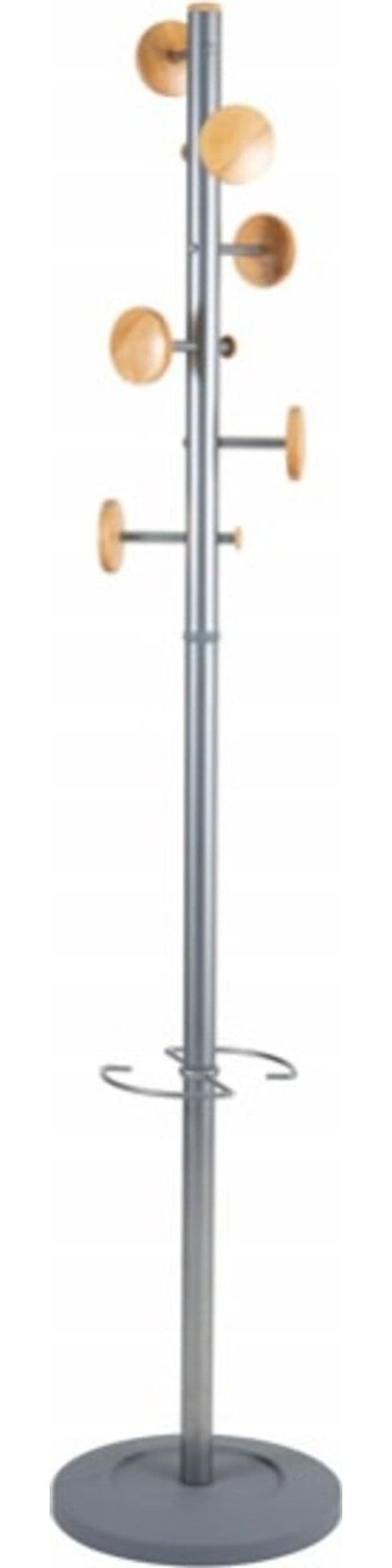 Appendiabiti a 6 posti - 175x35 5 cm - con portaombrelli - grigio - Alba Casa e cucina/Arredamento/Ingresso/Appendiabiti Eurocartuccia - Pavullo, Commerciovirtuoso.it