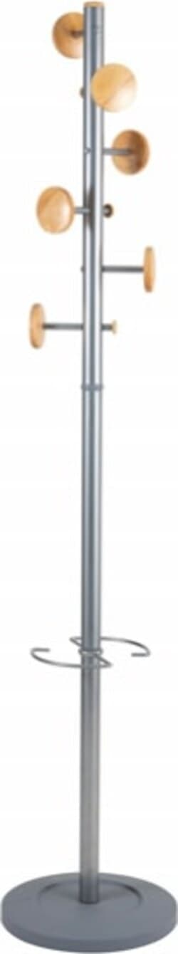 Appendiabiti a 6 posti - 175x35 5 cm - con portaombrelli - grigio - Alba Casa e cucina/Arredamento/Ingresso/Appendiabiti Eurocartuccia - Pavullo, Commerciovirtuoso.it