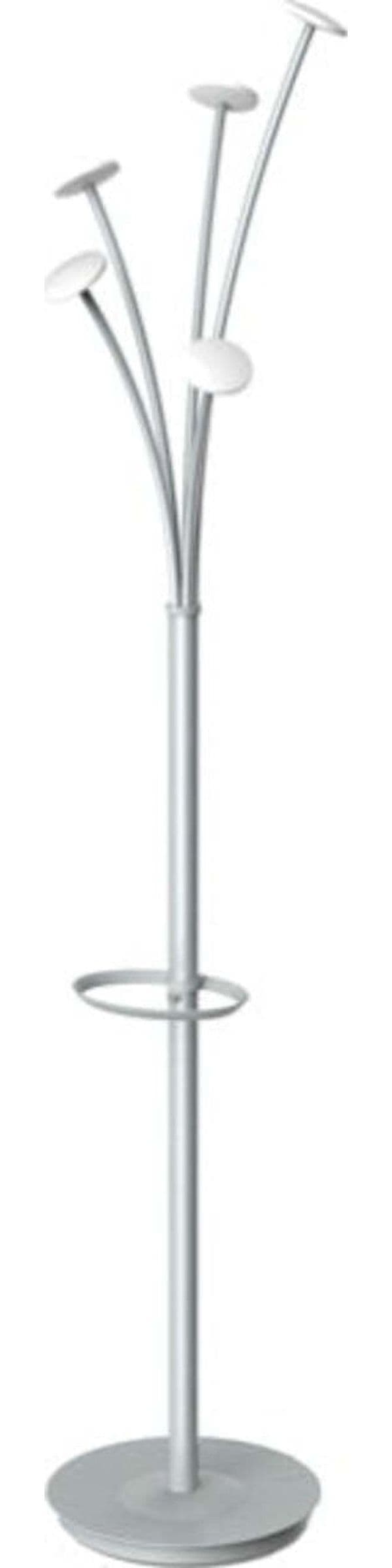 Appendiabiti con portaombrelli - 5 posti - 187x38 cm - bianco - Alba Casa e cucina/Arredamento/Ingresso/Appendiabiti Eurocartuccia - Pavullo, Commerciovirtuoso.it