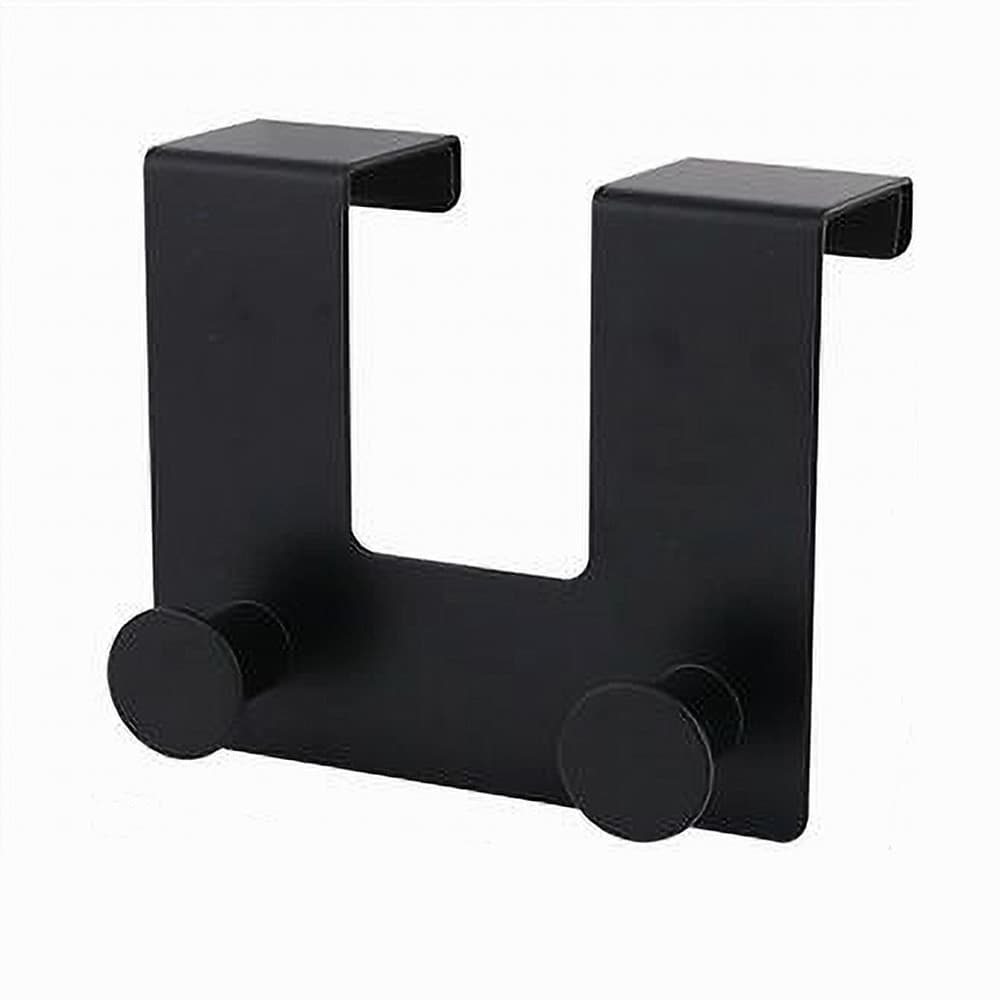 APPENDIABITI DA PORTA CON 2 GANCI 12.5X11.5CM NERO PER ASCIUGAMANI VESTITI 87775 in Appendiabiti sopraporta Trade Shop italia - Napoli, commercioVirtuoso.it