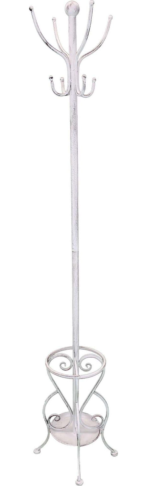 appendiabiti-da-terra-con-portaombrelli-stile-provenzale-in-ferro-verniciato-Bianco-Milani-Home
