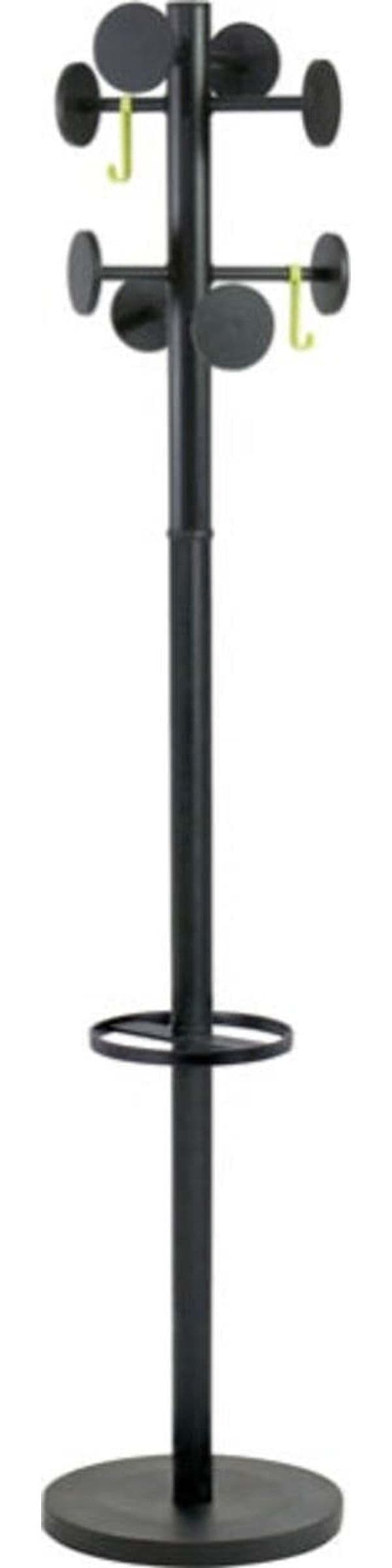 Appendiabiti Stand3 - 8 posti - 175x37 cm - nero - Alba Casa e cucina/Arredamento/Ingresso/Appendiabiti Eurocartuccia - Pavullo, Commerciovirtuoso.it