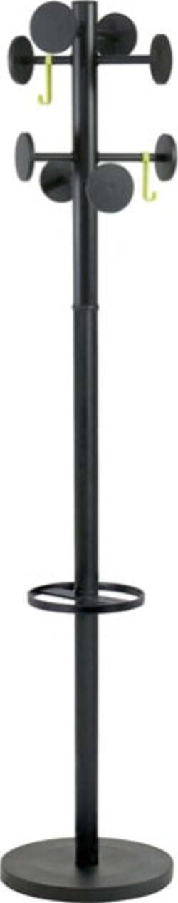Appendiabiti Stand3 - 8 posti - 175x37 cm - nero - Alba Casa e cucina/Arredamento/Ingresso/Appendiabiti Eurocartuccia - Pavullo, Commerciovirtuoso.it