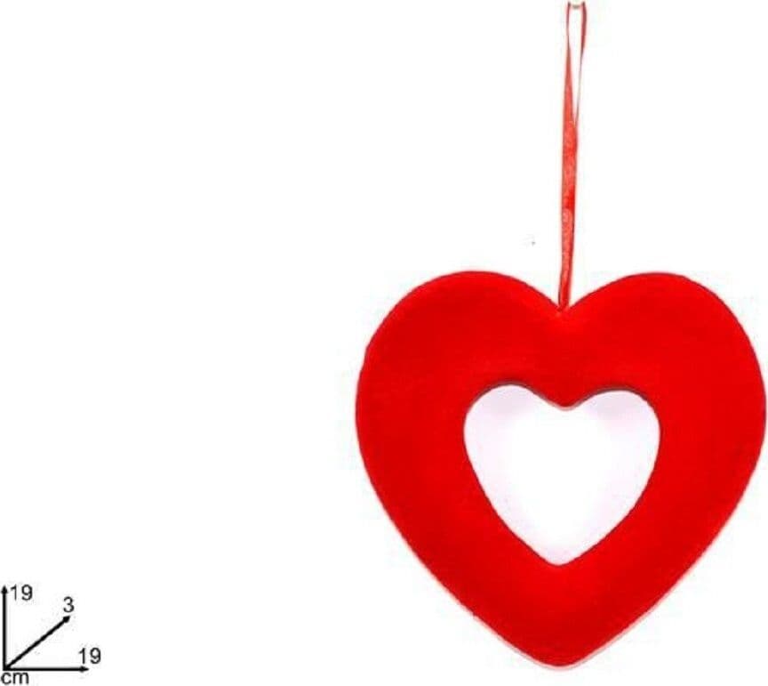 Appendino A Forma Di Cuore Velluto Rosso 19cm Idea Regalo San Valentino Hj-kq20 Casa e cucina/Arredamento/Ingresso/Appendiabiti Trade Shop italia - Napoli, Commerciovirtuoso.it
