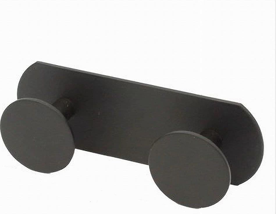 APPENDINO CON 2 GANCI APPENDI PORTA ASCIUGAMANO A 2 POSTI BAGNO CASA NERO 59766 in Ganci portasciugamani Trade Shop italia - Napoli, commercioVirtuoso.it
