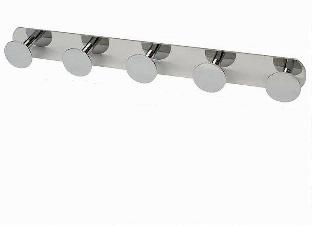 APPENDINO CON 5 GANCI APPENDI PORTA ASCIUGAMANO 5 POSTI BAGNO CASA CROMATO 59764 in Ganci portasciugamani Trade Shop italia - Napoli, commercioVirtuoso.it