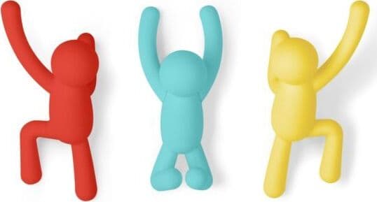 appendino set 3pz colori vari umbra buddy hooks Casa e cucina/Organizzazione interni/Ganci e appenditutto/Ganci appendi cappotto Led Mall Home - Napoli, Commerciovirtuoso.it