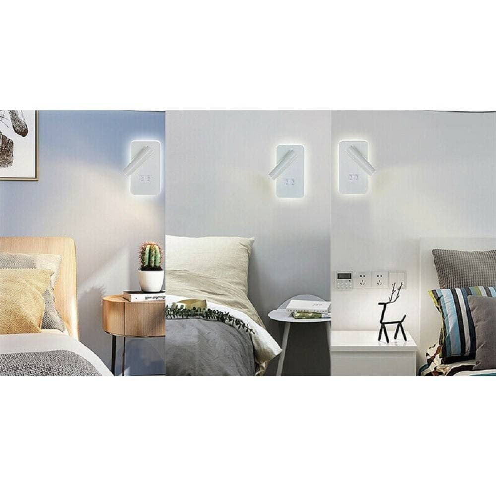 Applique-A-Muro-6-W-Doppia-Fonte-Luminosa-Led-Cob-Smd-Luce-6500k-3000k-4000k-E20
