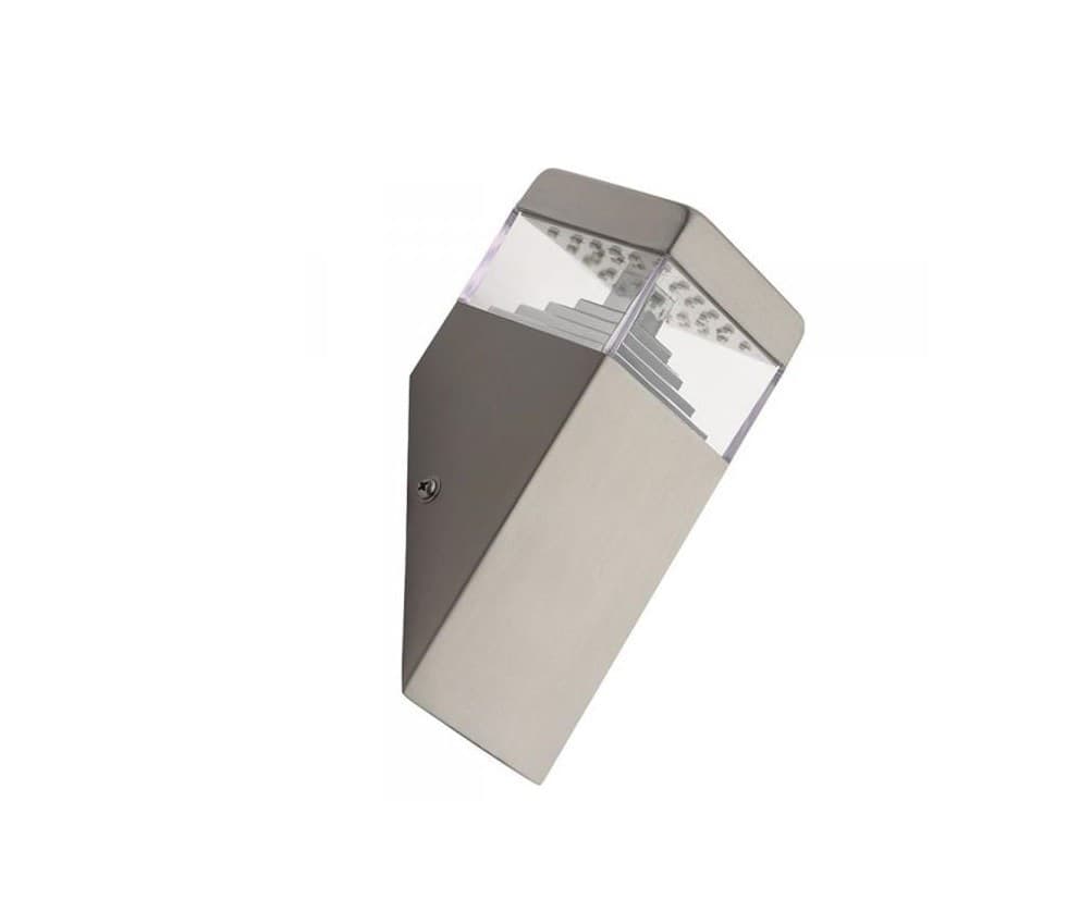 APPLIQUE A PARETE IN ACCIAIO 32 LED LAMPADA DA ESTERNO GIARDINO TERRAZZO fredda Trade Shop italia - Napoli, Commerciovirtuoso.it