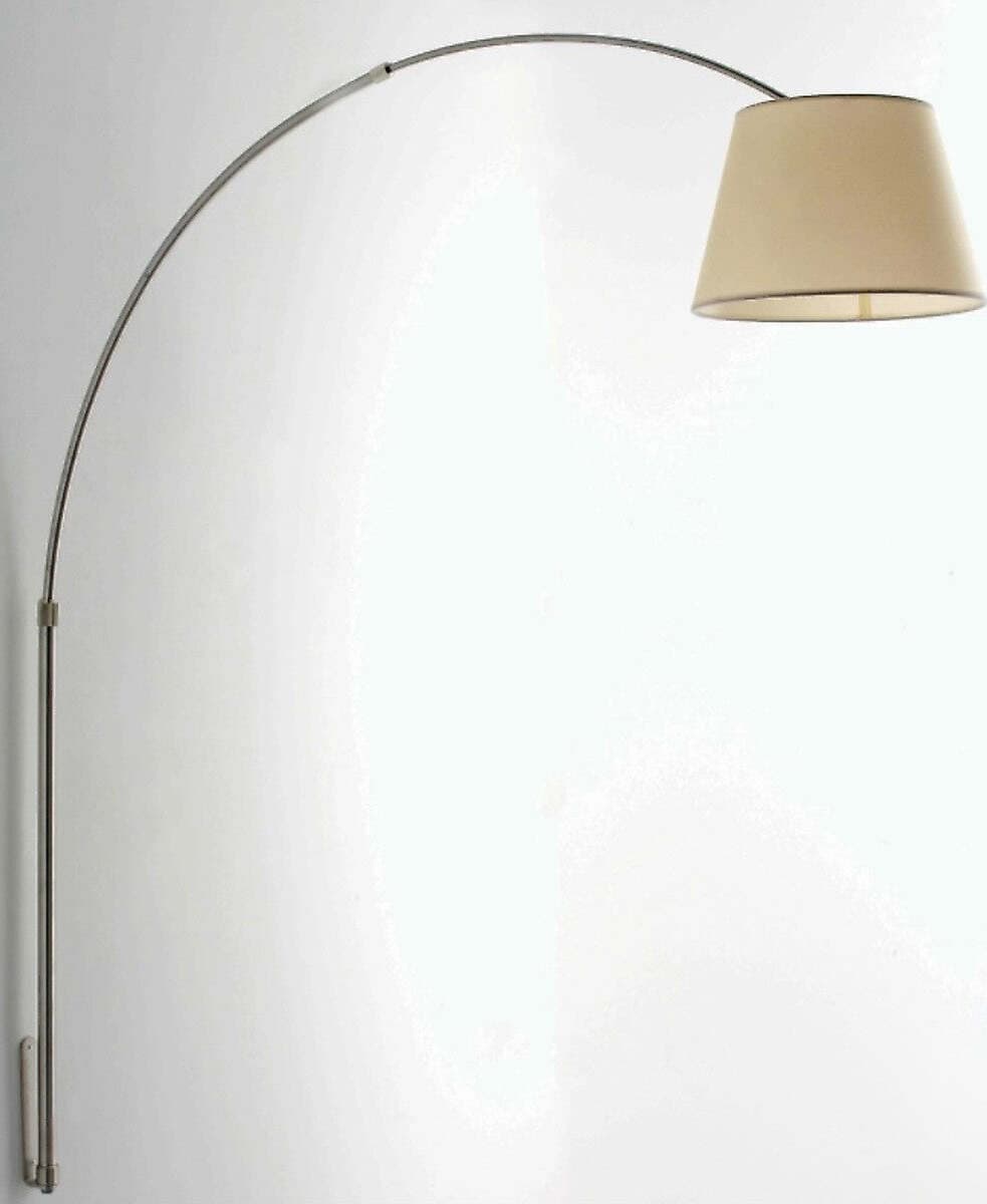 Applique-arco-Illuminando-BOING-AP-G-E27-LED-lampada-parete-telescopica-paralume-pergamena-interno