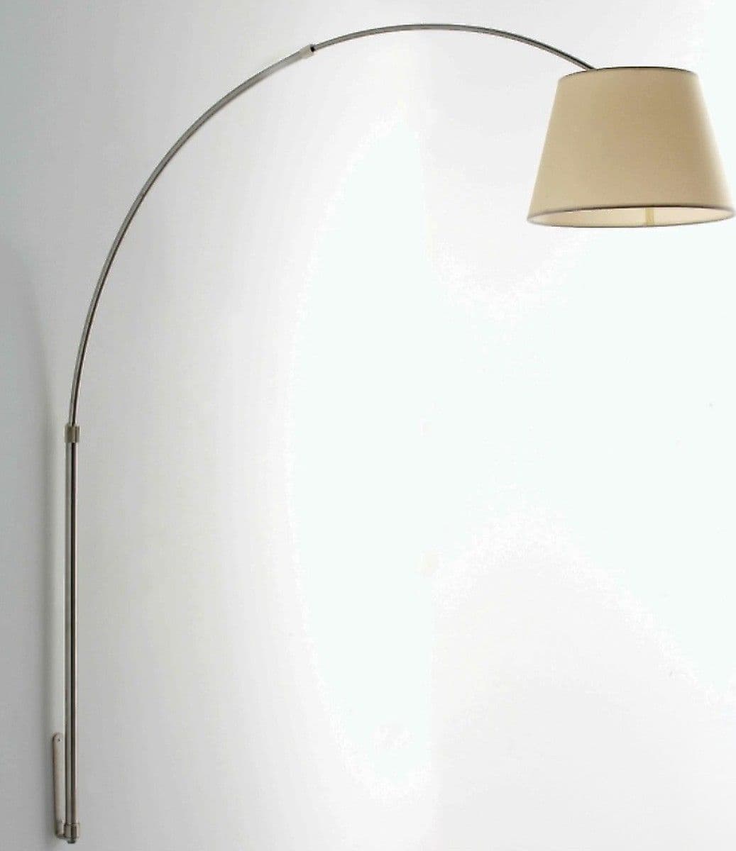 Applique-arco-Illuminando-BOING-AP-P-E27-LED-lampada-parete-telescopica-paralume-pergamena-interno