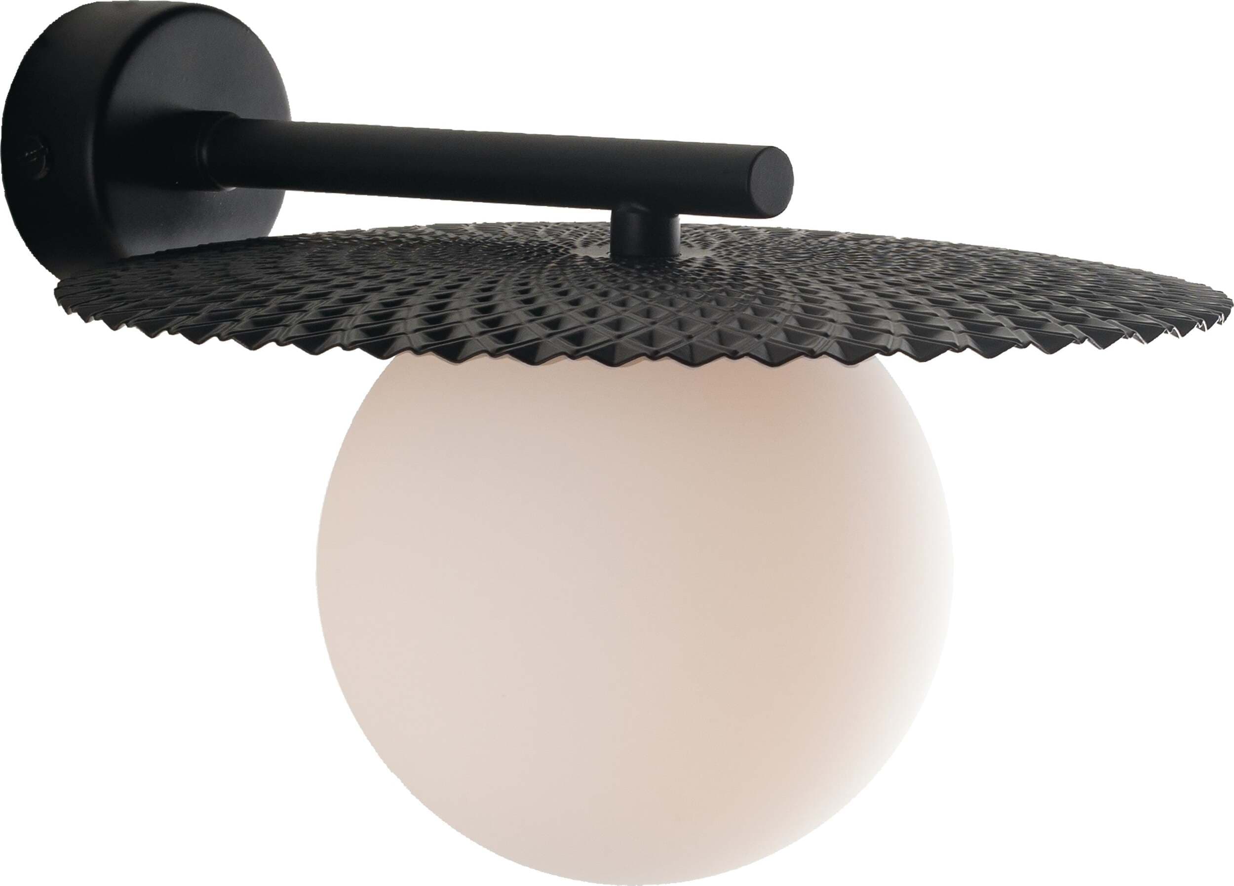 Applique Chaplin Nero 1Xg9 25,5X16,5X22Cm Illuminazione/Illuminazione per esterni/Lampade da parete Led Mall Home - Napoli, Commerciovirtuoso.it