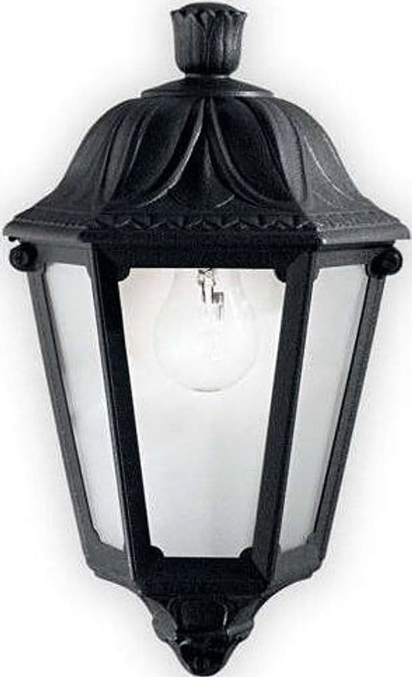 Applique-Classica-Dafne-Materie-Plastiche-Nero-1-Luce-E27-Small