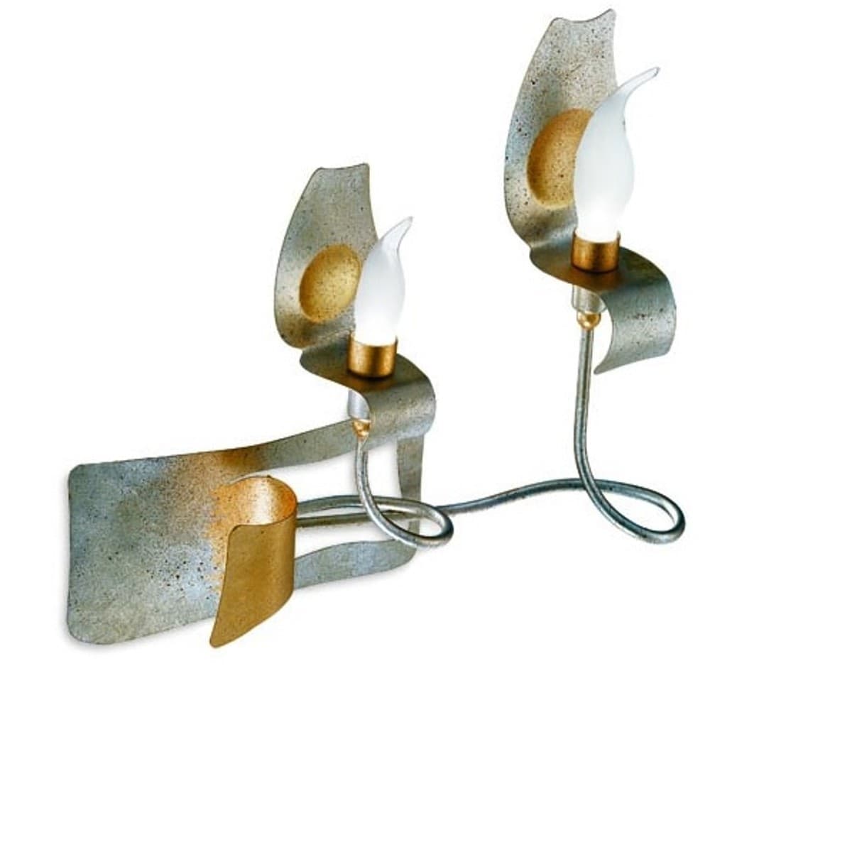 Applique-classica-FALB-illuminazione-BUGIE-45-G9-LED-metallo-vetro-lampada-parete