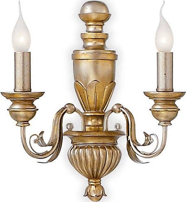 Applique-Classica-Firenze-Materie-Plastiche-Oro-2-Luci-E14