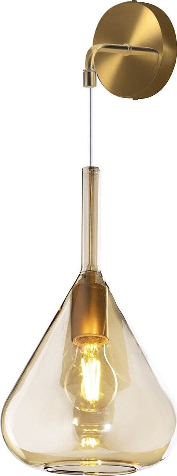 Applique-classica-Top-Light-KONA-1177-OS-A-AM-E27-LED-lampada-parete-vetro