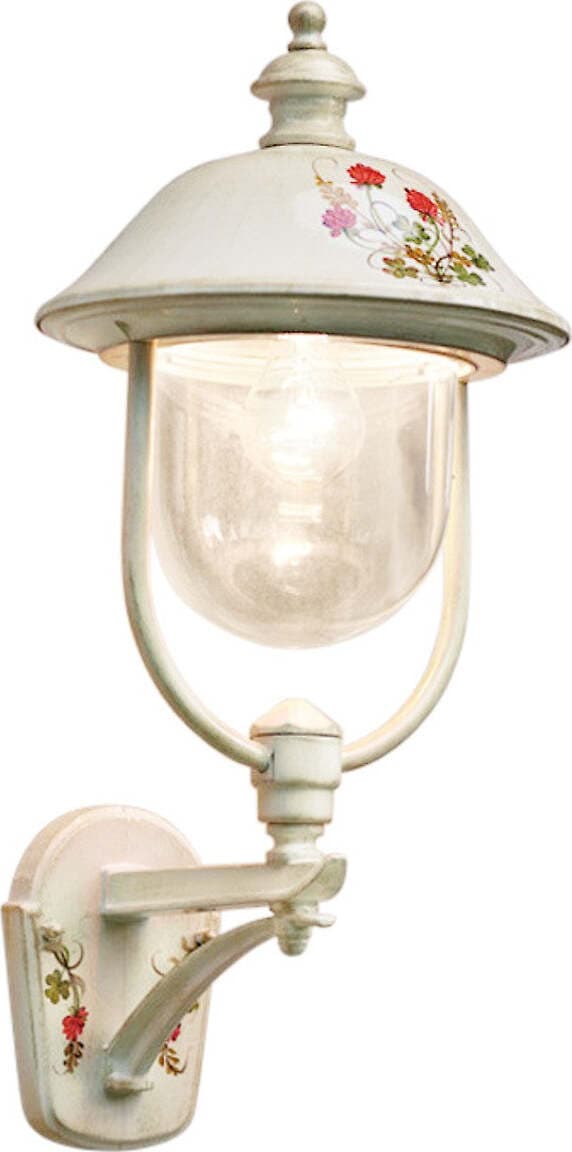 Applique-classico-Ferroluce-BARI-A301-AP-E27-LED-alluminio-lampada-parete