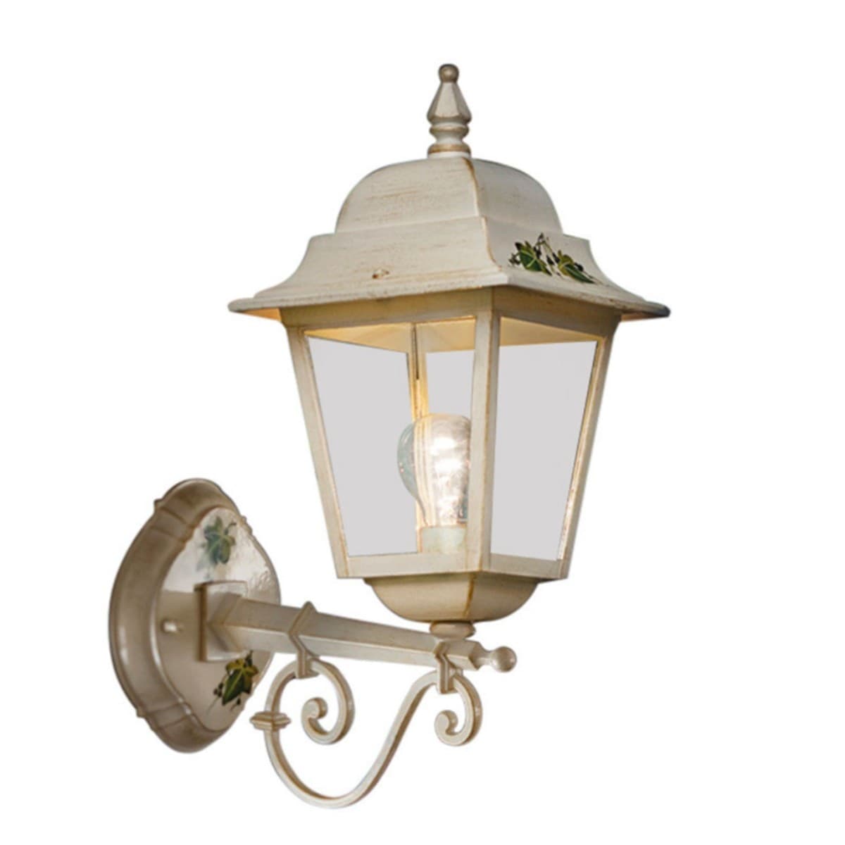 Applique-classico-Ferroluce-GORIZIA-A101-AP-E27-LED-alluminio-lampada-parete