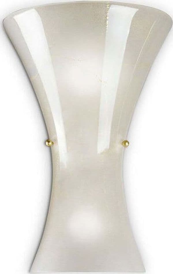 Applique-classico-Flami-DAPHNE-6088-AGS-E14-LED-vetro-soffiato-lampada-parete