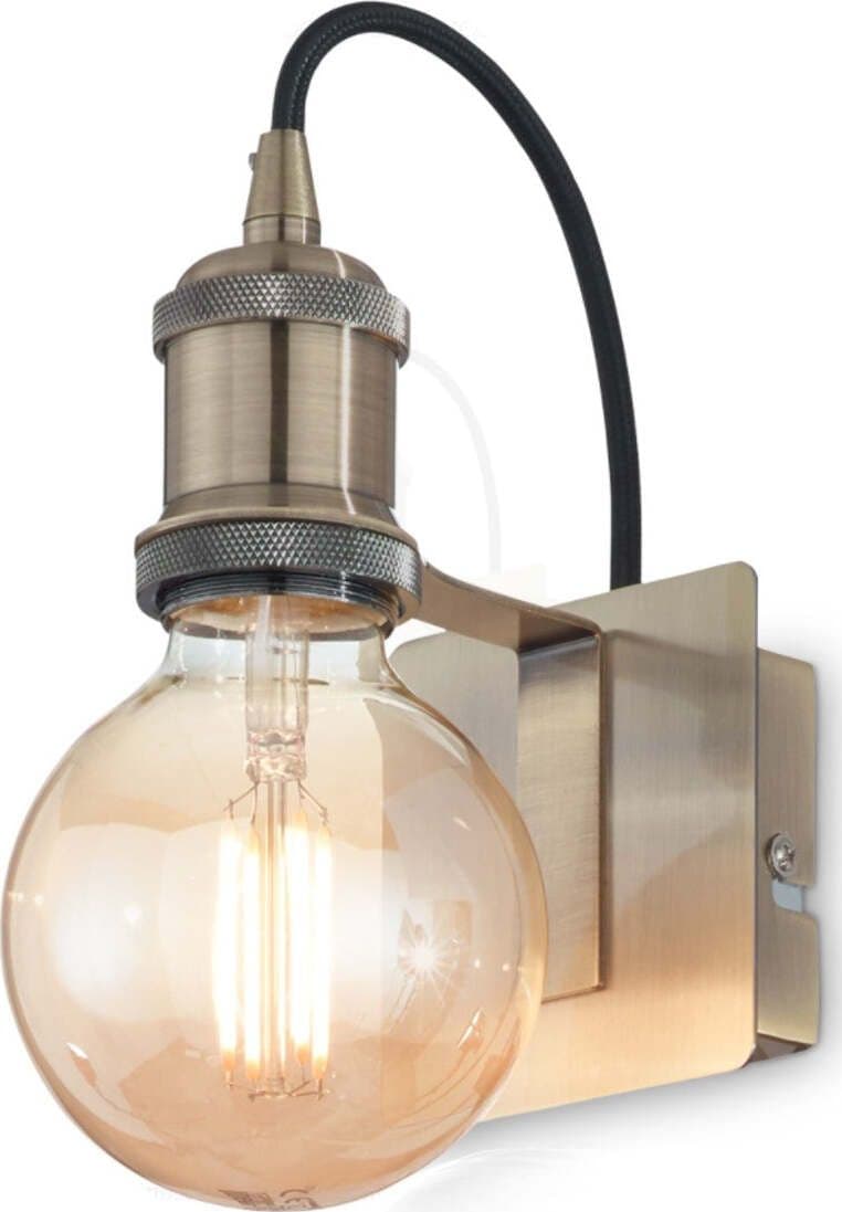 Applique-classico-Ideal-Lux-FRIDA-AP1-163321-E27-LED-metallo-lampada-parete