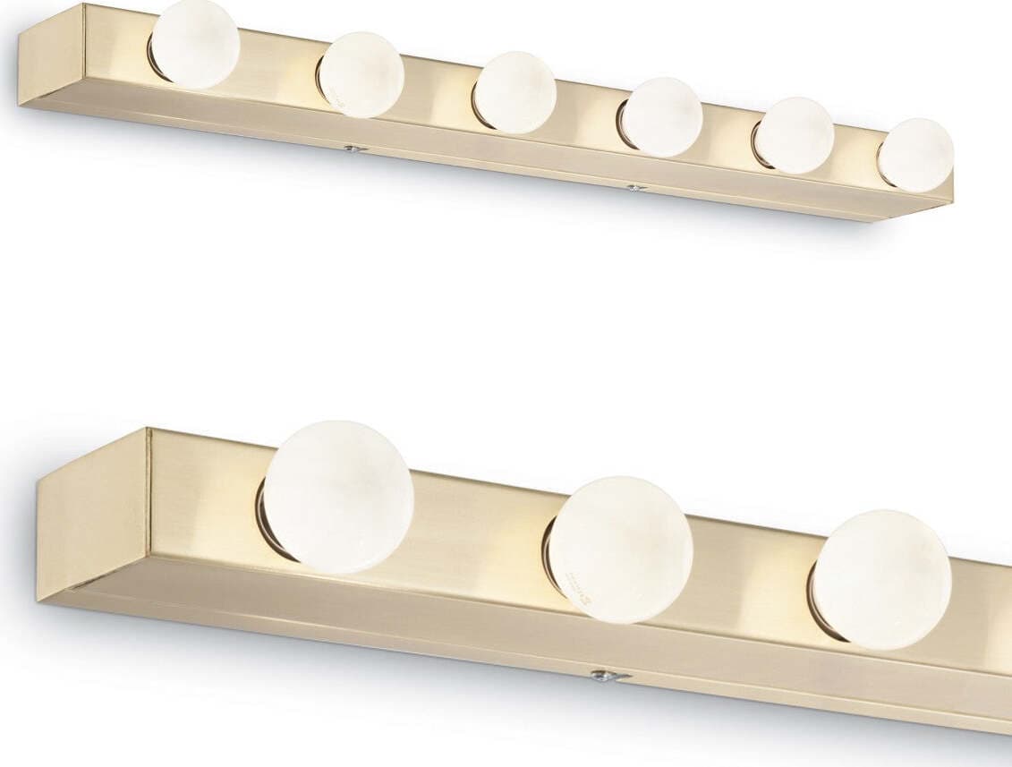 Applique-classico-Ideal-Lux-PRIVE'-AP6-179681-E14-LED-metallo-lampada-parete
