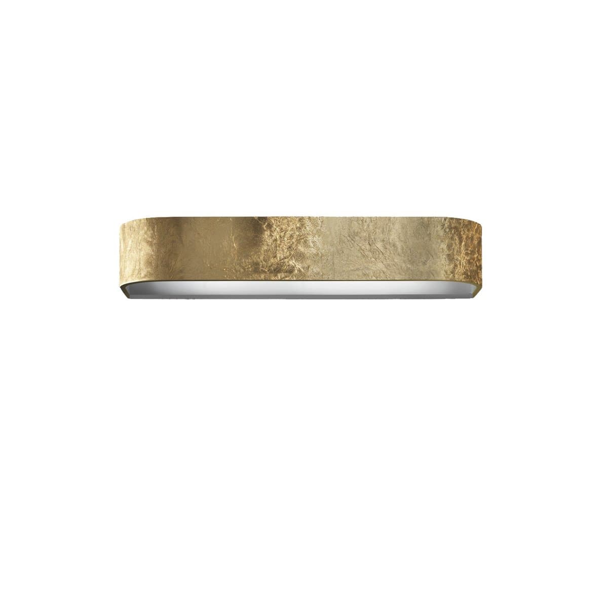 Applique-classico-Promoingross-HANDLES-A22-GF-LED-metallo-foglia-oro-lampada-parete-monoemissione