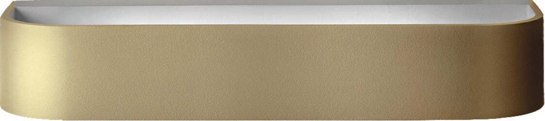 Applique-classico-Promoingross-HANDLES-A22-MG-LED-metallo-oro-lampada-parete-monoemissione