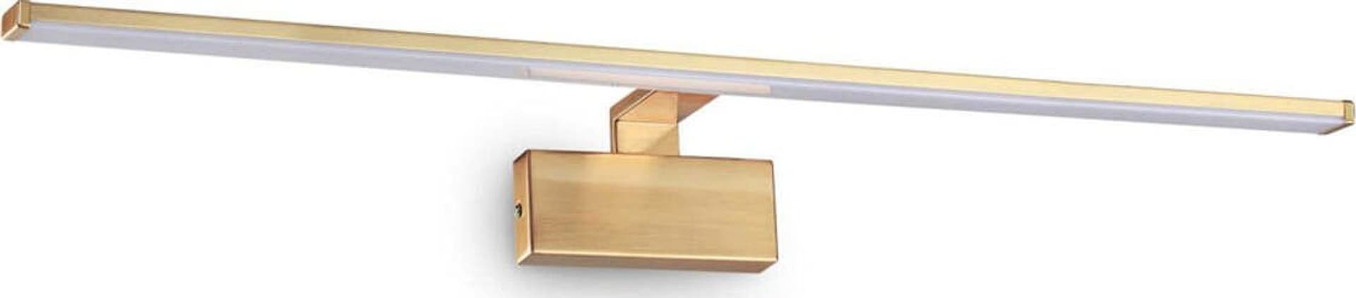 Applique-Contemporanea-Alma-Metallo-Ottone-Led-18W-3000K-Luce-Calda