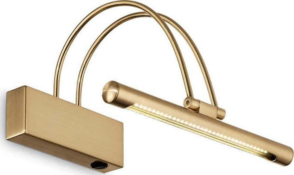 Applique-Contemporanea-Bow-Metallo-Ottone-Led-2,5W-Luce-Calda