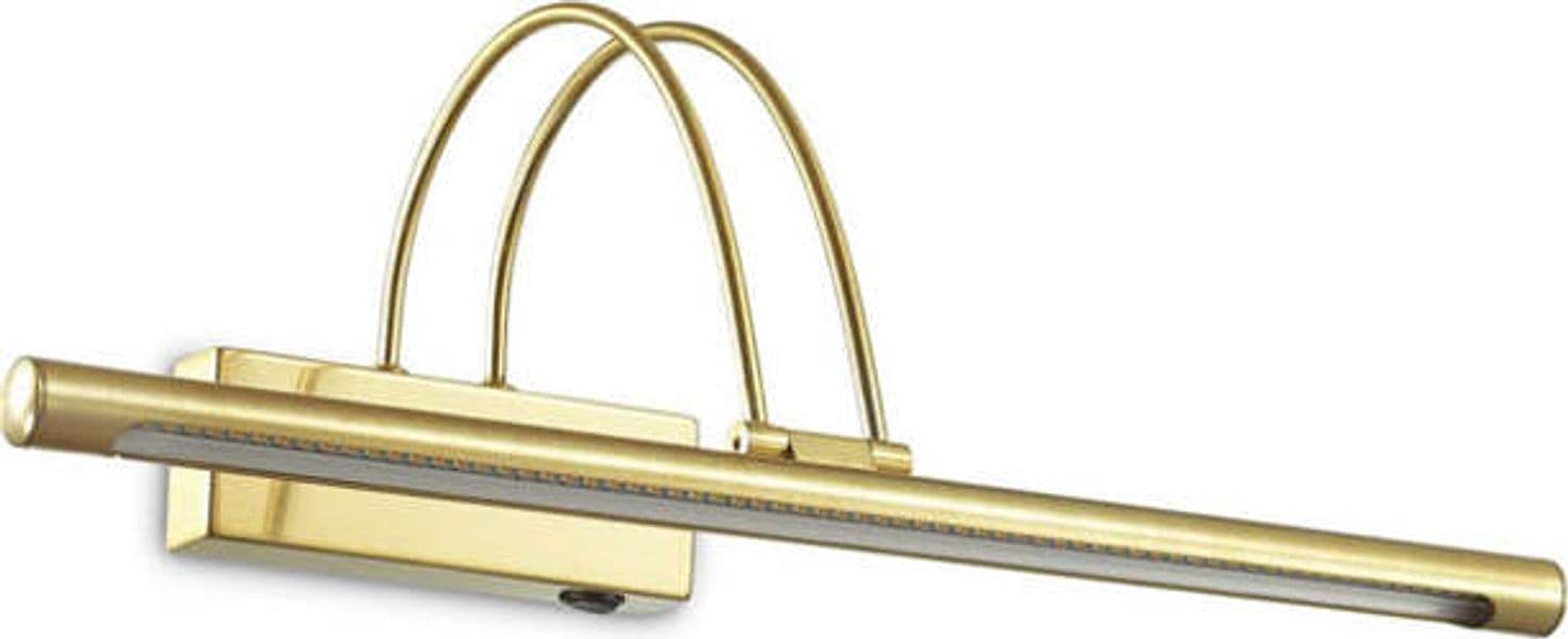 Applique-Contemporanea-Bow-Metallo-Ottone-Led-4,5W-Luce-Calda
