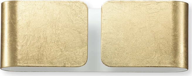Applique-Contemporanea-Clip-Metallo-Oro-2-Luci-G9-3W-3000K-Luce-Calda
